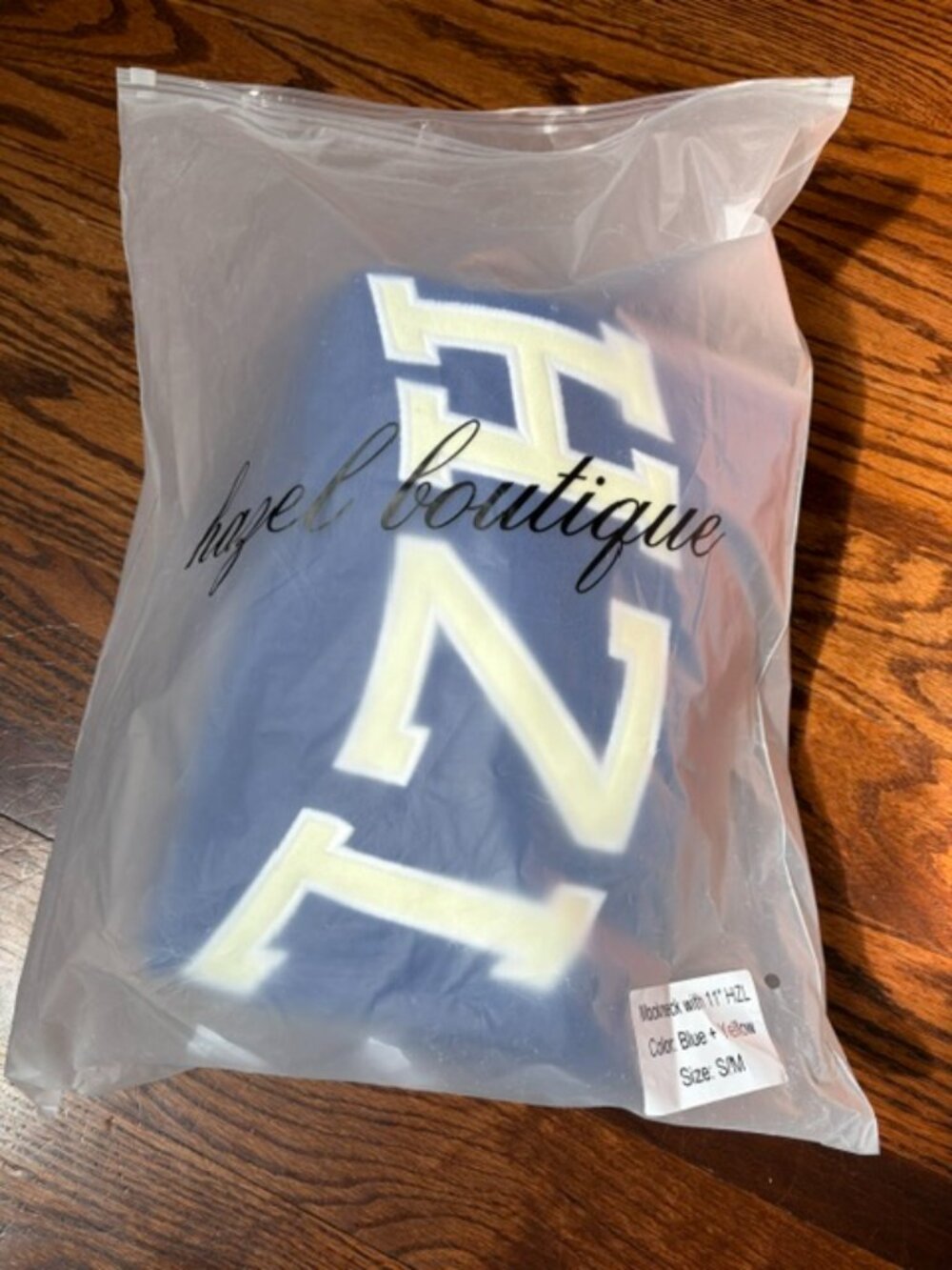 The HZL Molly Mockneck, Blue & Yellow